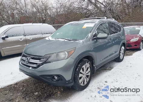 2012 Honda Cr-V Ex-L из США, поврежденный, VIN 5J6RM4H72CL011485